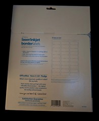 Brand New Lot of Office Max Laser / Inkjet Border Address Labels 1″ x 2 1/2″