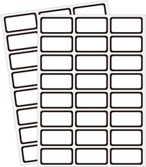 Removable Labels, Blank Freezer Labels for Food Containers, 1×2 Inch Freezer Sti