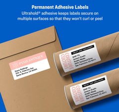 1000 Pack 2×4 Inch Shipping Labels White