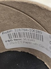 MAKE OFFER New 2.25″ x 3″ Direct Thermal Labels 3″ Core Barcode 2000 Labels Roll
