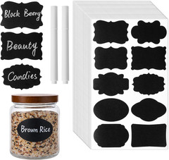 360Pcs Chalkboard Labels – 3X2 Inch Reusable Blackboard Stickers