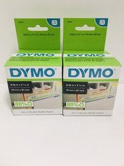 DYMO file folder labels 9/16 in x 3.7/6 In qty2