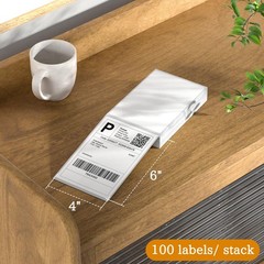 4 x 6 Fanfold Thermal Shipping Labels, 100 Laels Thermal Shipping Labels for …