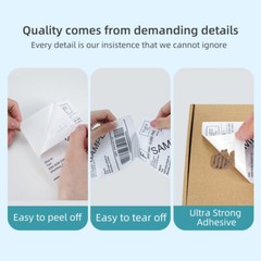 12Rolls 102mmx152mm DK-1241 Paper Shipping Label Fit for Brother QL-1060N