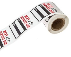 Clear Window Oil Change Stickers – 250 Automotive Service Labels 2″x2″ USA Made