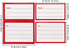 60 Pcs Mailing Label for Packages, to from Return Address Mailing Labels, Blank