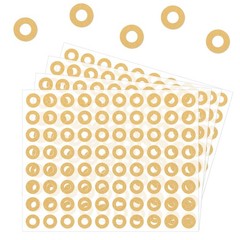 Yeachlaing Hole Reinforcement Stickers Labels,Kraft,Pack of 2880