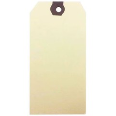 Manufacturer Varies Shipping Tag, Manila, Manila, PK1000 61KT37 Manufacturer