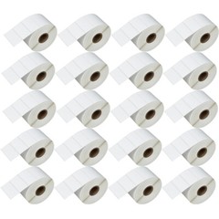 20 ROLLS 2”X1” 1300/RL Direct Thermal Labels For Zebra LP2824 2422 2844 ZP450