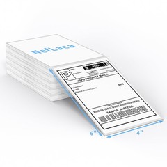 NefLaca 4×6 Direct Thermal Shipping Labels for Rollo Nelko Zebra MUN 500pk