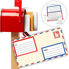 To from Return Address Mailing Labels 120 Pcs Blank Mail Shipping Label |
