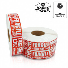 Fragile Stickers 1 Roll 1000 1×3 Fragile Label Sticker Handle With Care Mailing