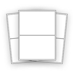 70 Half Sheet Shipping Labels 8.5 x 5.5 Self Adhesive Mailing Labels Sticker