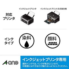 A-one Label Sticker Inkjet A4 18-sided 20-sheet set 28857