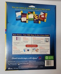 Avery 18167 Return Address Label Laser/Inkjet 1/2-Inch X1/3/4-Inch 800/Pk White