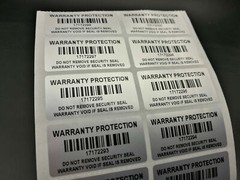 200 Security Seal Tamper Proof Warranty Void Label Stickers Individual barcode