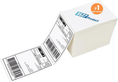 4 x 6 Thermal Labels Pack of 100, Perforated Shipping Labels for Direct Thermal