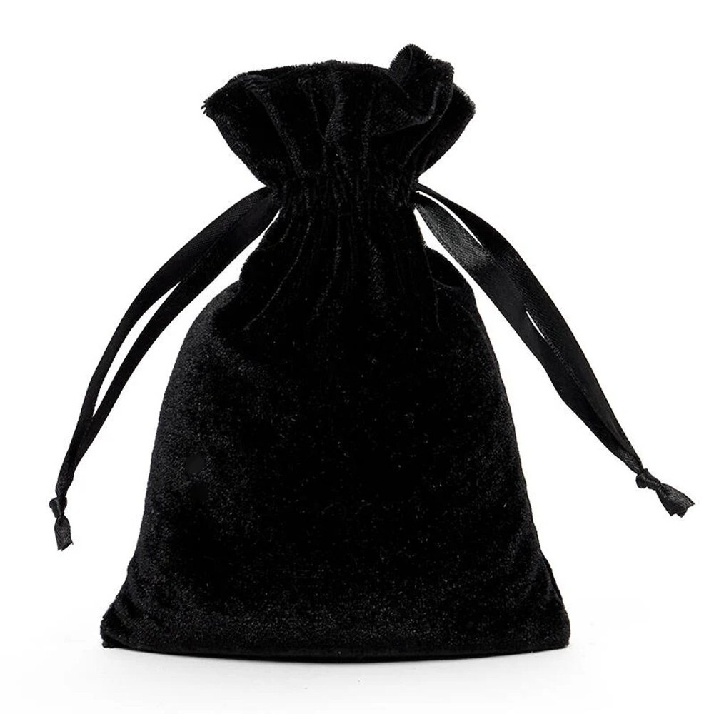 Black Velvet Fabric Bag – 6in. X 9in. Size – Quantity of 1 (09230420)