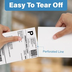 4×6 Thermal Labels, 1000 Shipping Labels, 4 Rolls-250 Labels per Roll, Perfor…