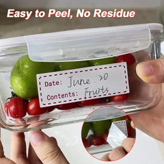 320Pcs Removable Freezer Labels, 1 X 3 Inch Food Storage Stickers Food Labels, R