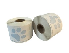 12 RLS – Dymo Compt 30258 PAW 2-1/8″x2-3/4″ Veterinary Diskette 4,800 Labels