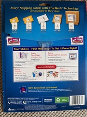 Avery 8164 5164 White Inkjet Shipping Labels 3-1/3 x 4 Address TrueBlock 102