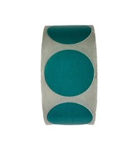 1″ Round Teal Color coded Circular Inventory Dots Labels Stickers 500