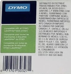 Dymo LabelWriter File Folder Labels 9/16″ x 3 7/16″ 30327 NEW 2 x 130 Roll White
