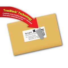 Shipping Labels 2 x 4 Inch White Paper Laser Inkjet Printer TrueBlock Adhesive