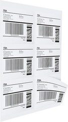 6000 Personalized Mailing Address labels 4 x 3 1/3 – Free USA Shipping (6 UP)