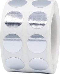 White 1/2″ Inch Round Adhesive Labels 1,000 Color Coding Dot Stickers for Effic