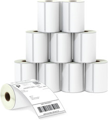 – Compatible DYMO 1744907 (4″ X 6″) Shipping Labels, Perforated, Compatible w…
