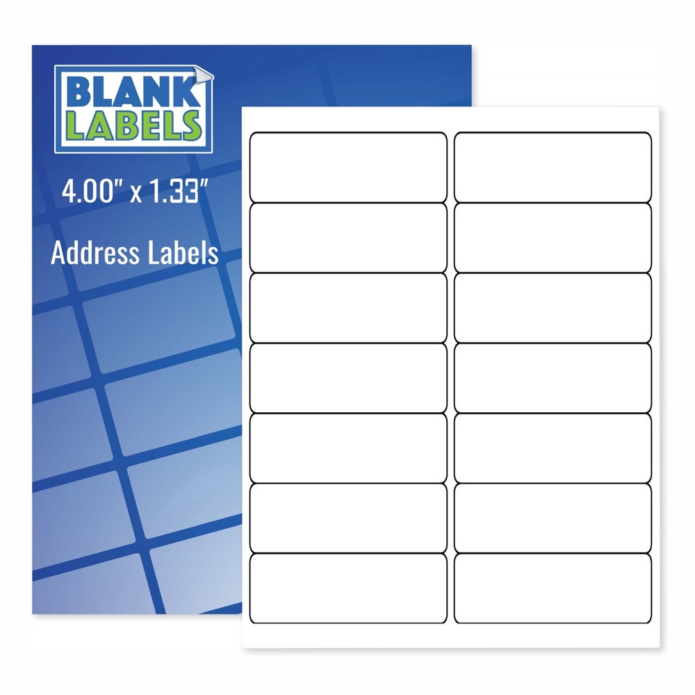 7000 Laser/Ink Jet Labels 14up Address Compatible with Word Sizes. 500 Sheets