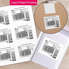 3000 Shipping Address Label 3 1/3″x4″ Self Adhesive 6UP Sticker for InkJet Laser