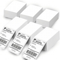 4X6 Direct Thermal Shipping Labels, 3000 Labels/6 Stacks (500 Labels per Stack),