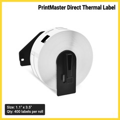 Replacement DK1201 Labels 29mmx90mm Fits Brother QL Printer (400 Labels/Roll)