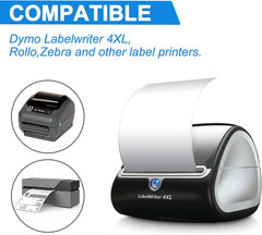 4X6 Thermal Labels Compatible with DYMO 4XL Labelwriter 1744907, 2 Rol