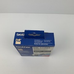 Genuine Brother DK-11203 Black On White Label Roll 17mm X 87mm New