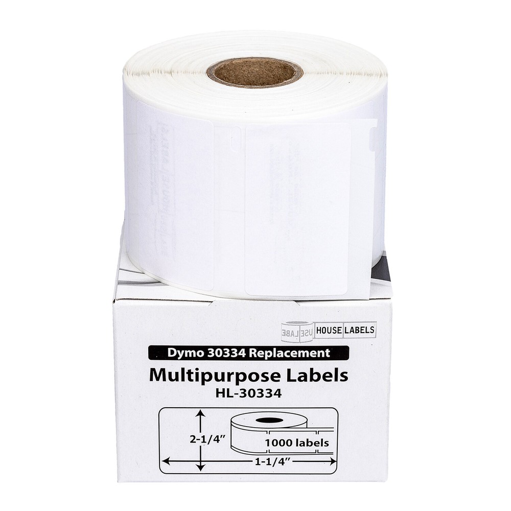 DYMO LW 30334 Medium Multipurpose Labels – (2) Rolls of 1000 – FREE & FAST SHIP