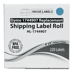 DYMO LW 1744907 BLUE 4XL 4×6 4″x6″ – (15) Rolls All-Purpose Labels – FREE SHIP