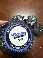 Dasher Labels 1 1/8″ x 3 1/2″ 11 rolls Thermal Shipping Labels 350 each roll
