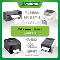 2.25″ x 3″ Thermal Labels – 2100 Blank Adhesive Stickers for Various Printers