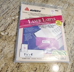 Avery Shipping Address Labels, Laser & Inkjet Printers, 700 Labels, 3-1/3×4