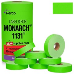 Pricing Labels for Monarch 1131 Fluorescent Green – 20,000 Labels, 1 Sleeve -…