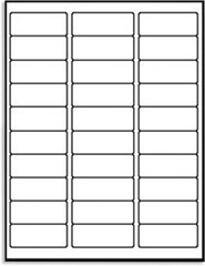 Quality White Sticker Labels 1×2.625 for Efficient Shipping – 900 Labels Total