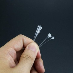 3000 PCS Clear 3 Snap Lock, Security Loops, Plastic Tag Fasteners, Clothes