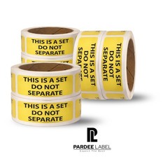 500 1×1 1/2 DO NOT SEPARATE GOLD And Black Labels Stickers shipping supplies NEW