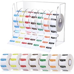 7000 Pcs Day of The Week Labels Food Labels with Adjustable Label Dispenser M…