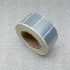 Silver Sticker PET Label Waterproof Tearproof Barcode Label 1.38*0.98″ 800pcs