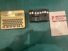 Brother P-Touch Label Maker PT-20/25 With Case & Manual Extra Cartridge